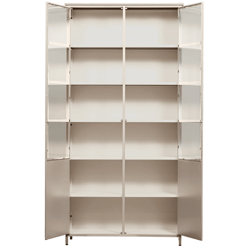 Exhibit 2-door metal cabinet 200x99