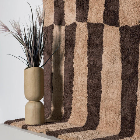 Washed clay vase