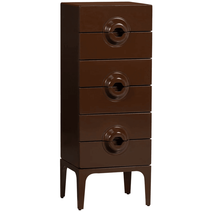 Merge 6-drawer wooden chest of drawers