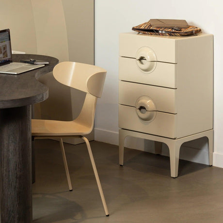 Merge 4-drawer wooden chest of drawers