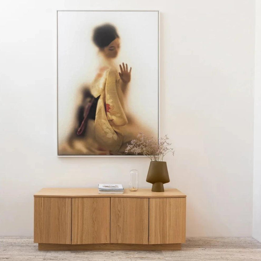 Zuma 4-door wooden TV cabinet