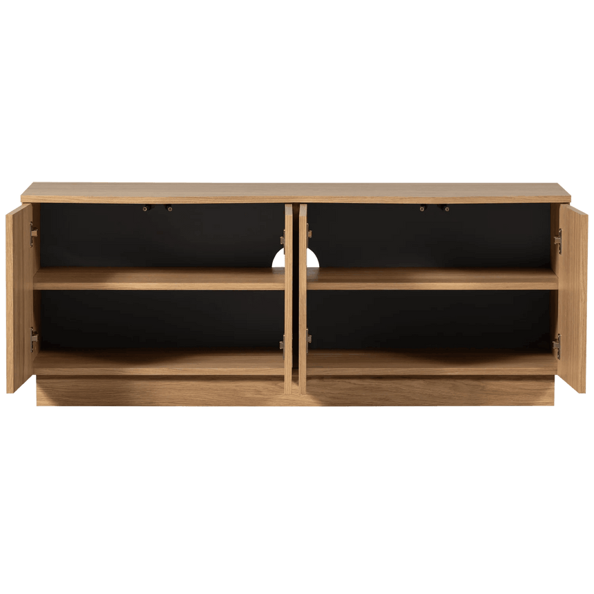 Zuma 4-door wooden TV cabinet
