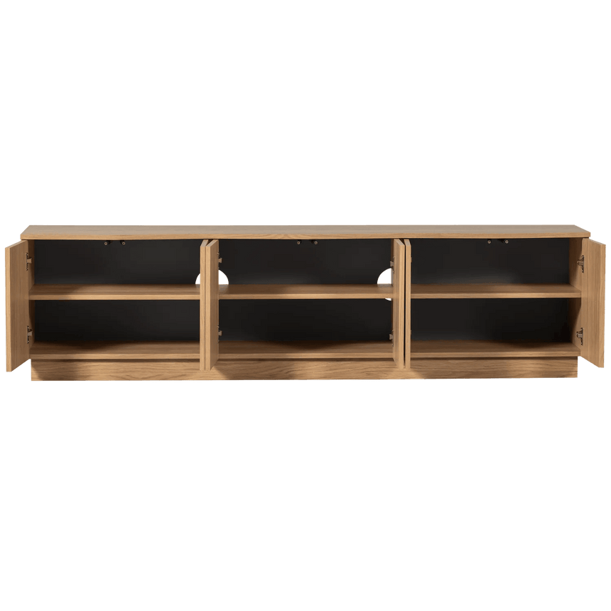 Zuma 6-door wooden TV cabinet