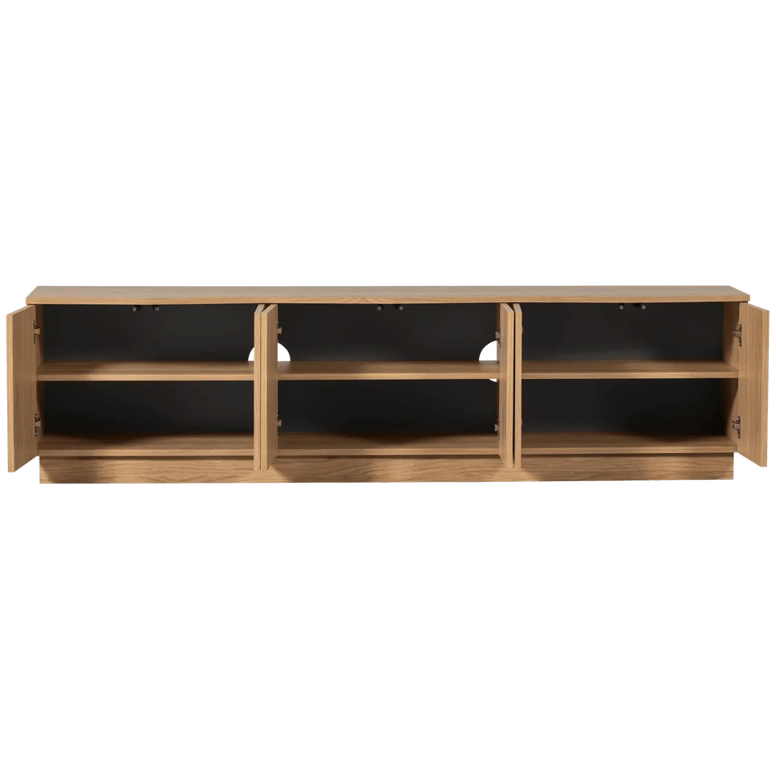 Zuma 6-door wooden TV cabinet