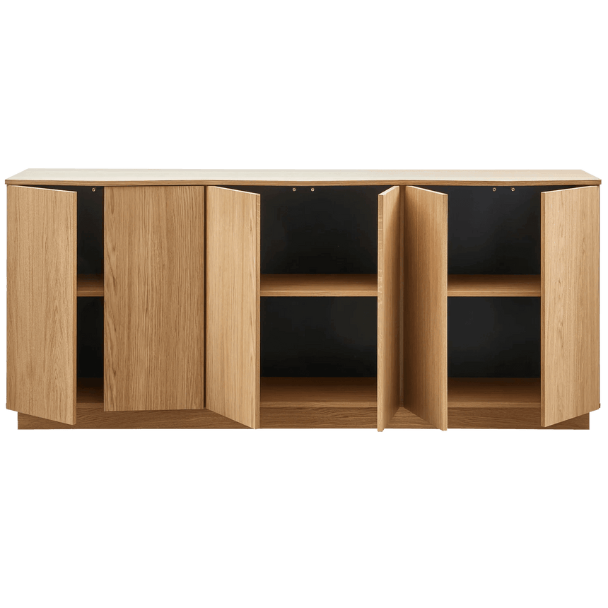 Zuma 6-door wooden cabinet