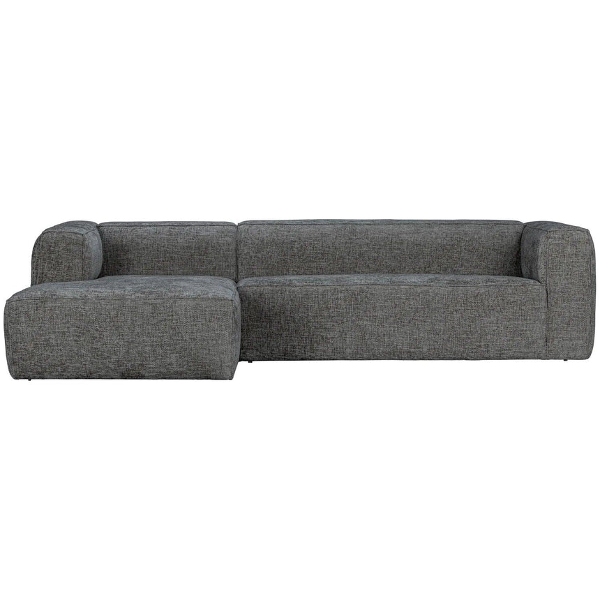 Bean melange sofa left ottoman