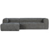 Bean melange sofa left ottoman