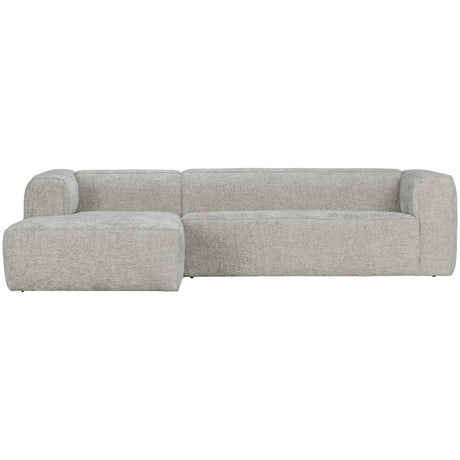 Bean melange sofa left ottoman