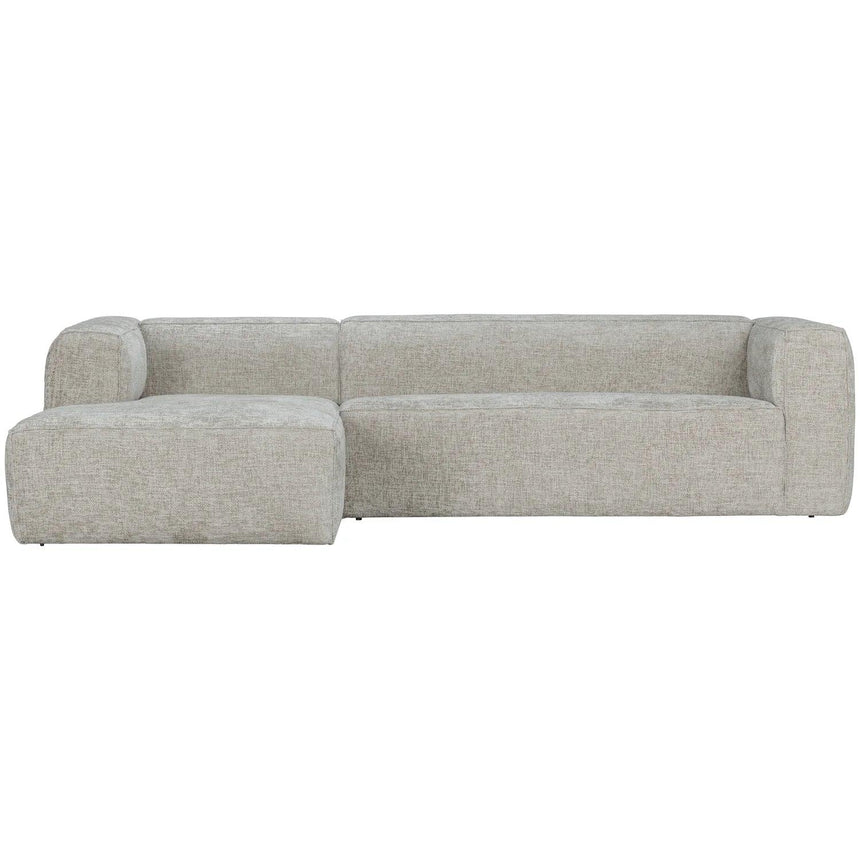 Bean melange sofa left ottoman