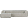 Bean melange sofa left ottoman