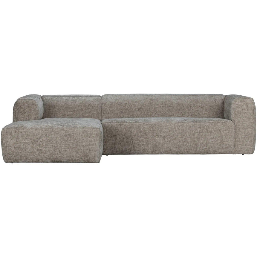 Bean melange sofa left ottoman