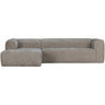 Bean melange sofa left ottoman