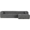 Bean melange sofa right ottoman