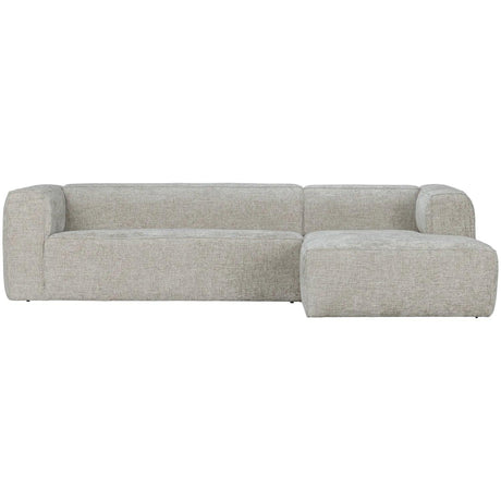 Bean melange sofa right ottoman