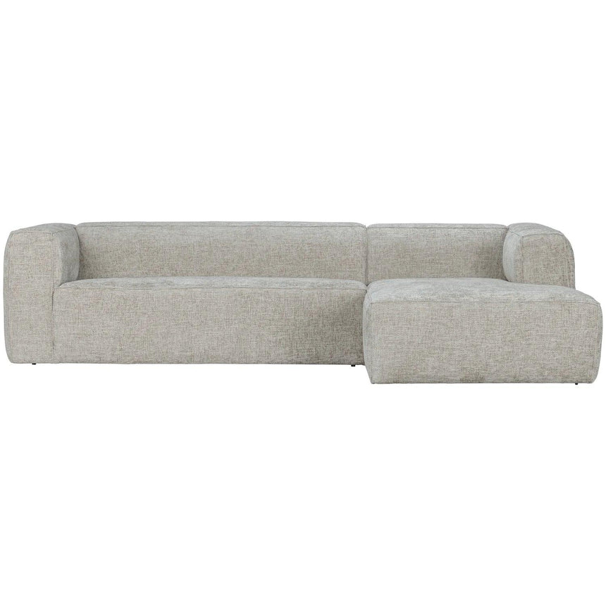 Bean melange sofa right ottoman