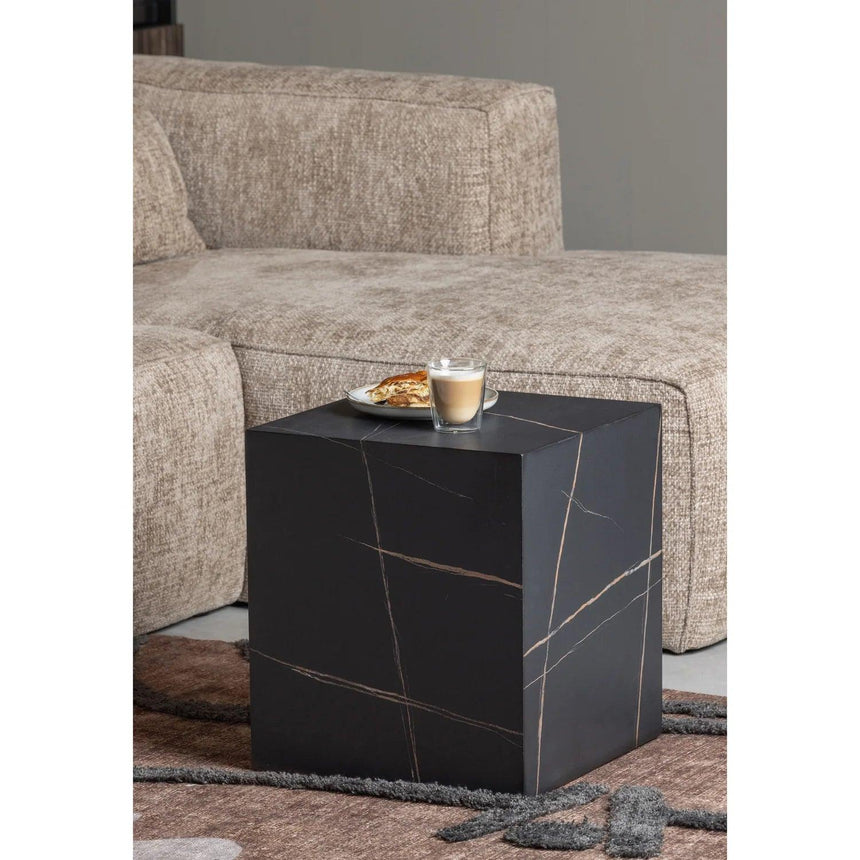 Bean melange sofa right ottoman