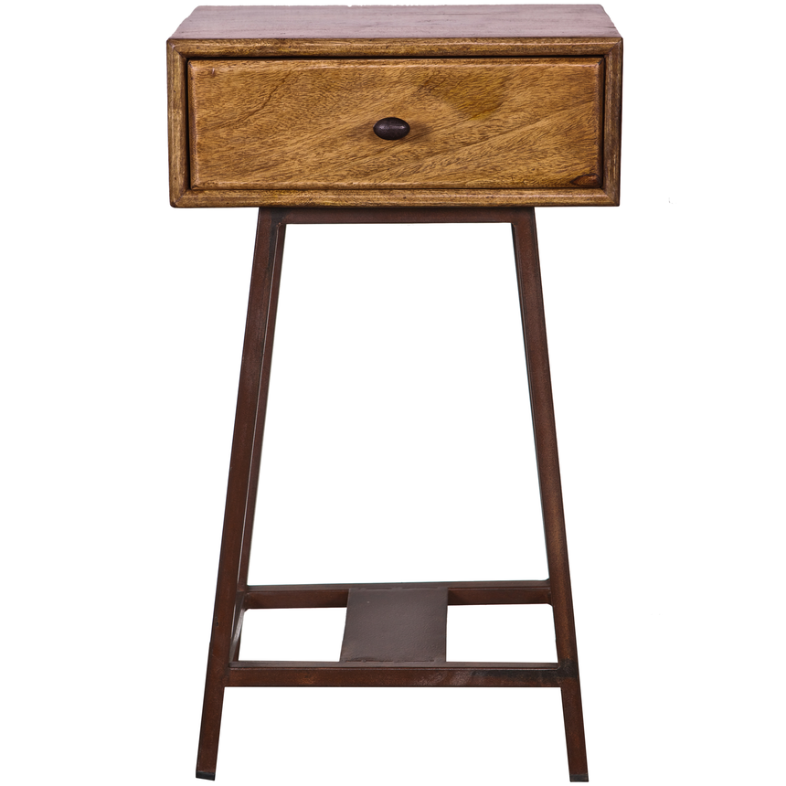 Skybox wooden storage table