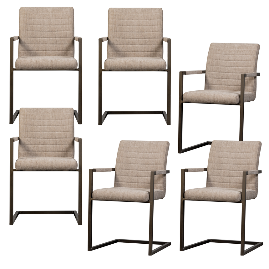 Bas tesztilbőr szék