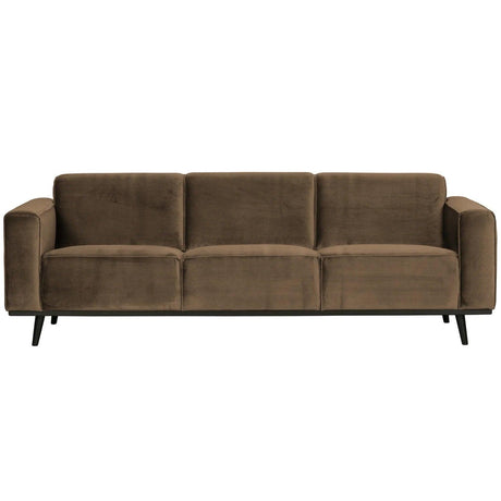 Statement 3-seater velvet sofa