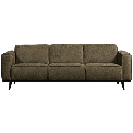 Statement 3-seater velvet sofa