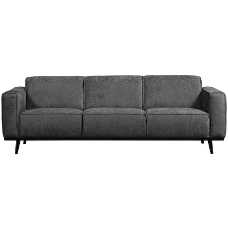Statement 3-seater velvet sofa
