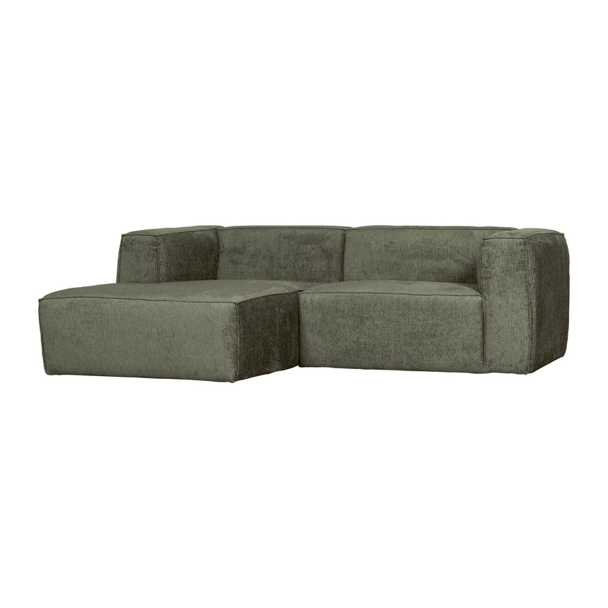 Bean chaise longue kanapé bal oldali modul velúr