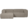 Bean left melange corner sofa