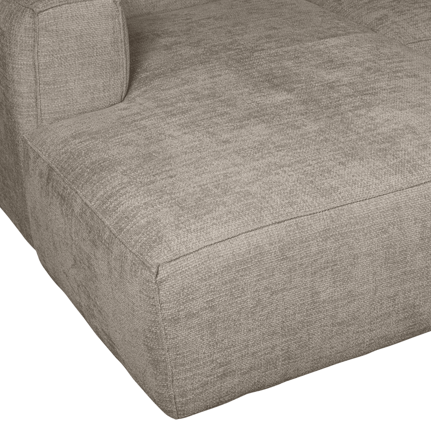 Bean left melange corner sofa