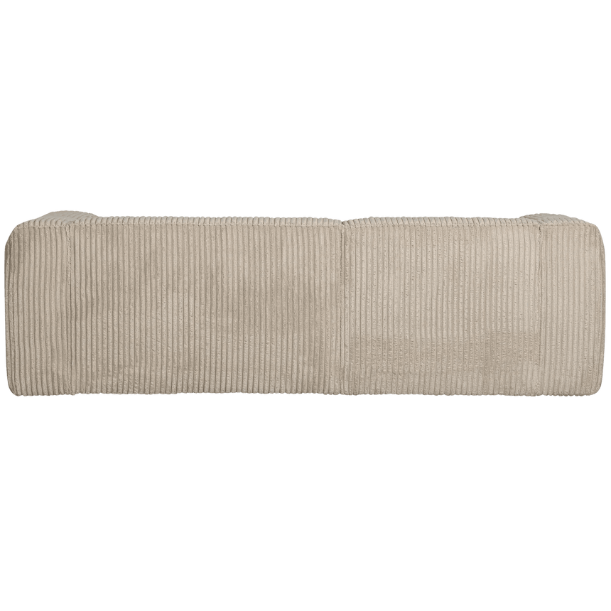 Bean left-hand corduroy corner sofa