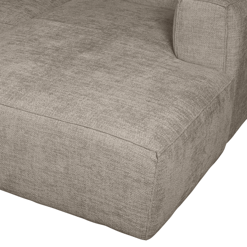 Bean right-hand melange corner sofa