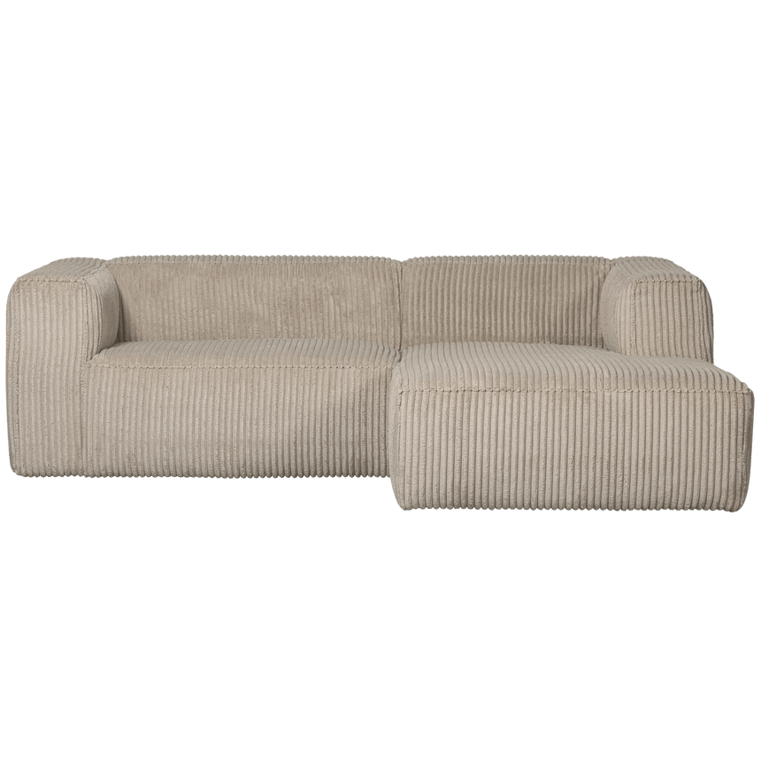 Bean right-hand corduroy corner sofa