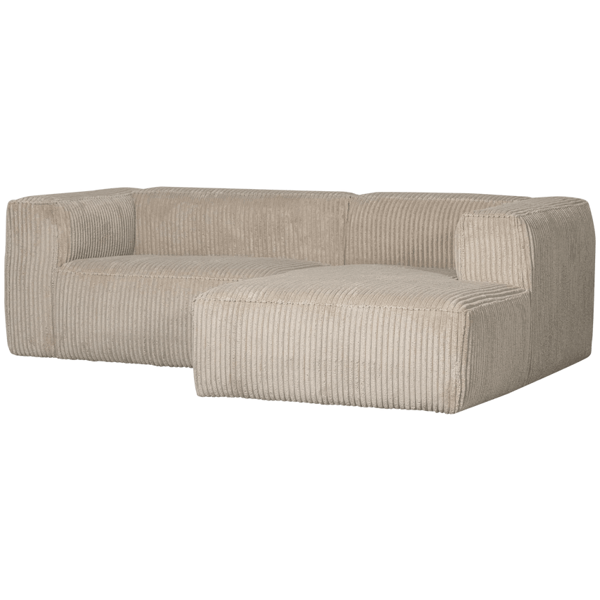 Bean right-hand corduroy corner sofa