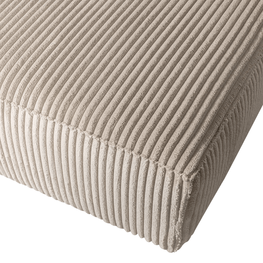 Bean right-hand corduroy corner sofa