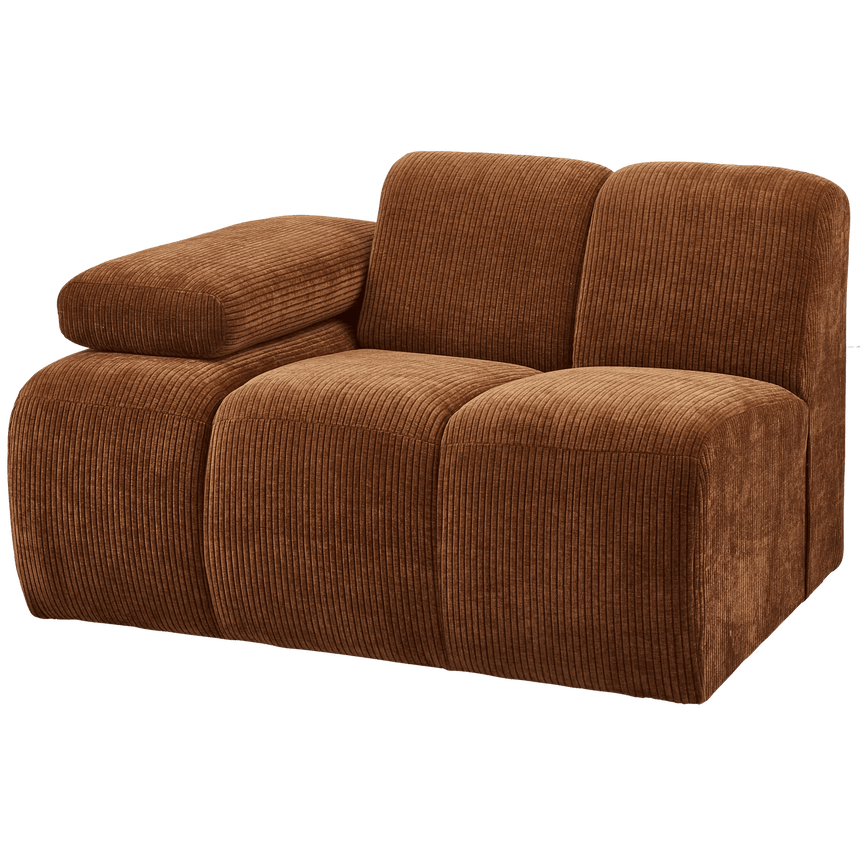 Mojo balos kordbársony 1 személyes kanapéelem