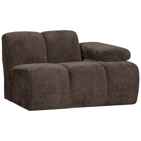 Mojo jobbos kordbársony 1 személyes kanapéelem