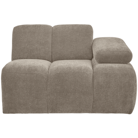 Mojo jobbos kordbársony 1 személyes kanapéelem