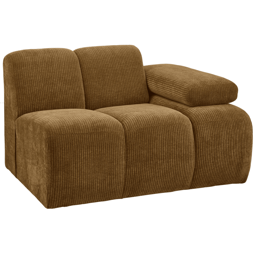 Mojo jobbos kordbársony 1 személyes kanapéelem