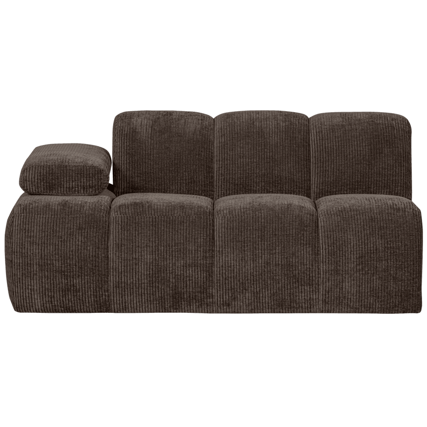 Mojo balos kordbársony 1.5 személyes kanapéelem