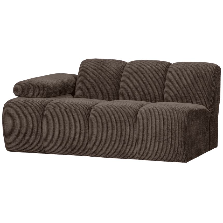 Mojo balos kordbársony 1.5 személyes kanapéelem