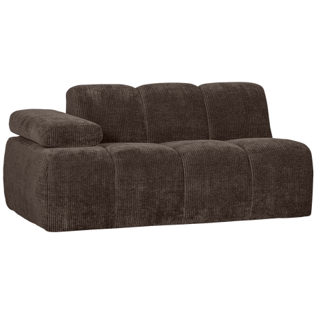 Mojo balos kordbársony 1.5 személyes kanapéelem