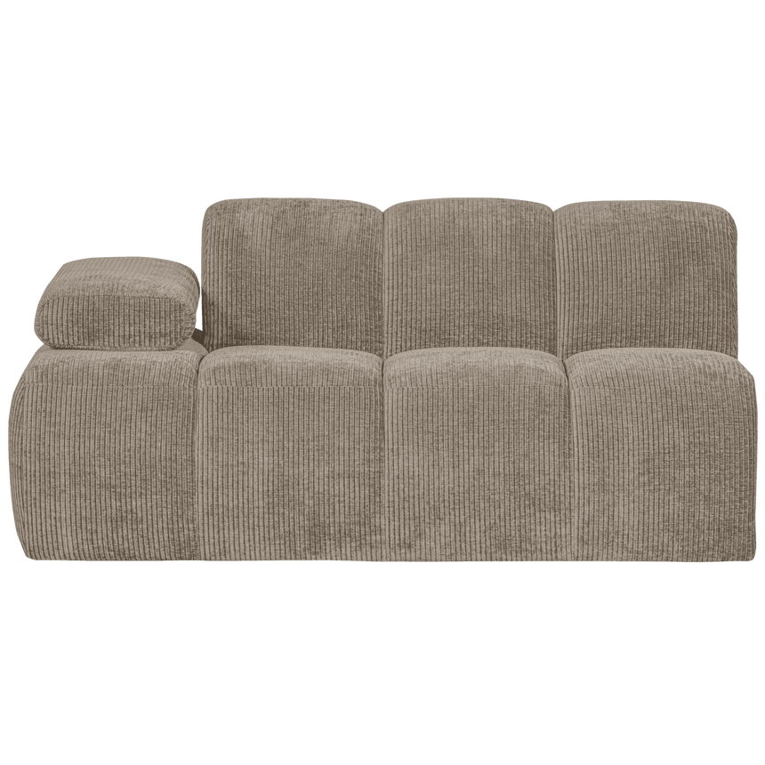 Mojo balos kordbársony 1.5 személyes kanapéelem