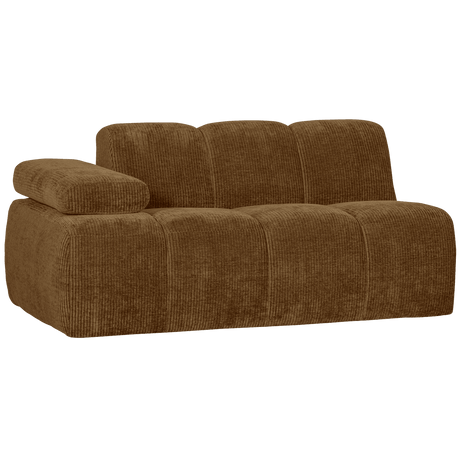 Mojo balos kordbársony 1.5 személyes kanapéelem