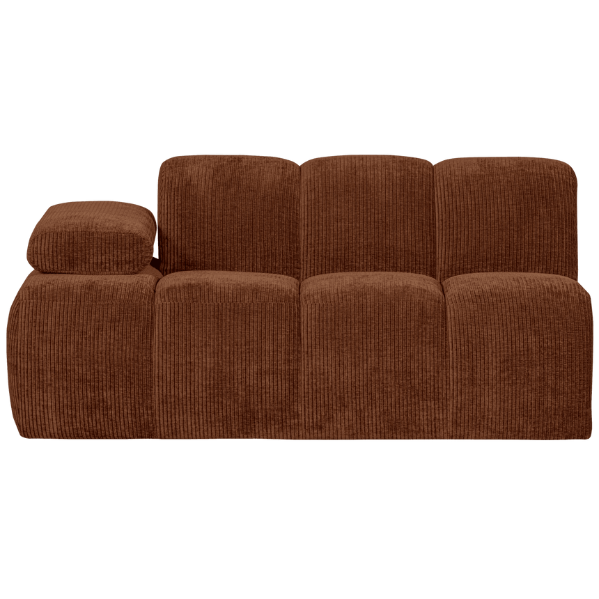 Mojo balos kordbársony 1.5 személyes kanapéelem