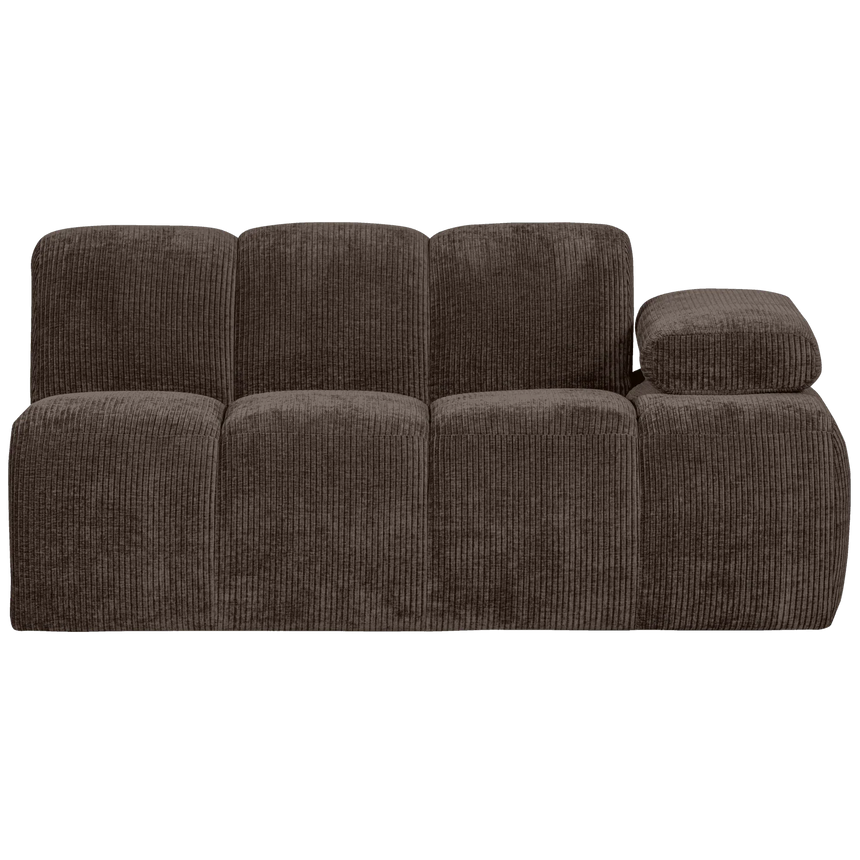 Mojo jobbos kordbársony 1.5 személyes kanapéelem