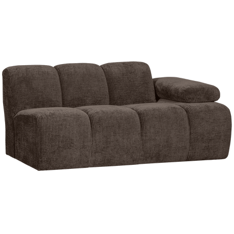 Mojo jobbos kordbársony 1.5 személyes kanapéelem