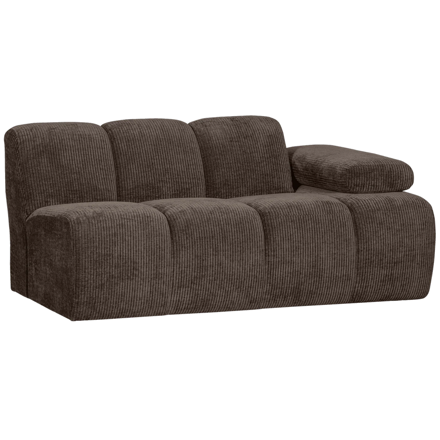 Mojo jobbos kordbársony 1.5 személyes kanapéelem