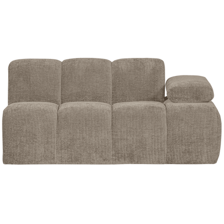 Mojo jobbos kordbársony 1.5 személyes kanapéelem