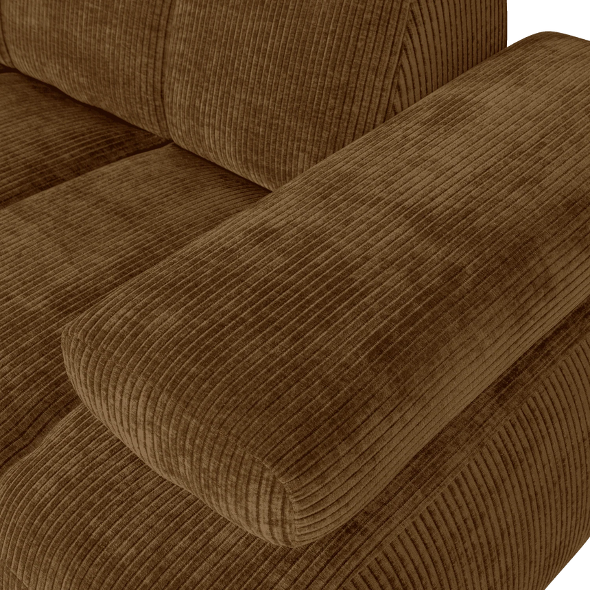 Mojo jobbos kordbársony 1.5 személyes kanapéelem