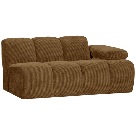 Mojo jobbos kordbársony 1.5 személyes kanapéelem