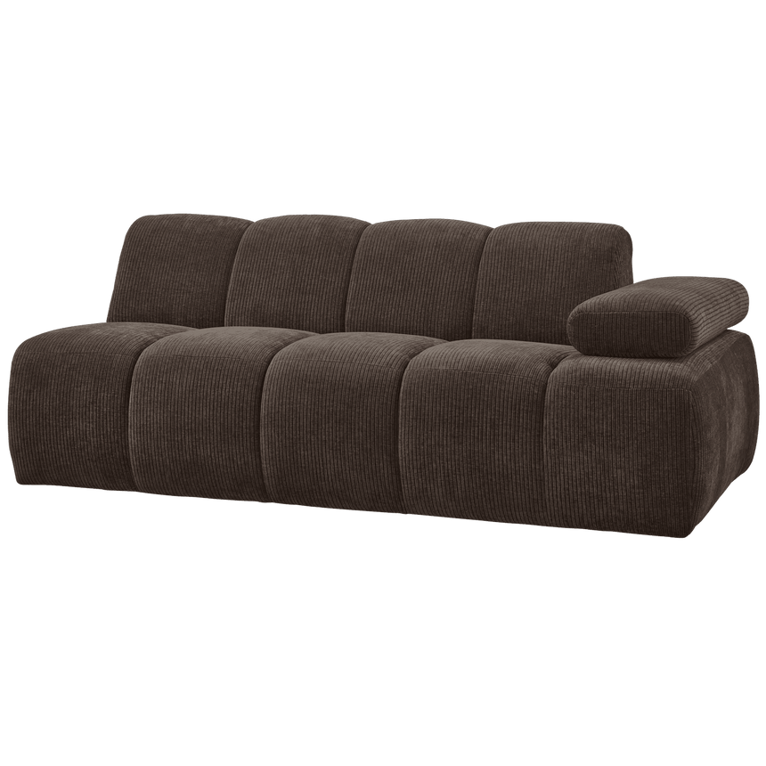 Mojo jobbos kordbársony 2 személyes kanapéelem